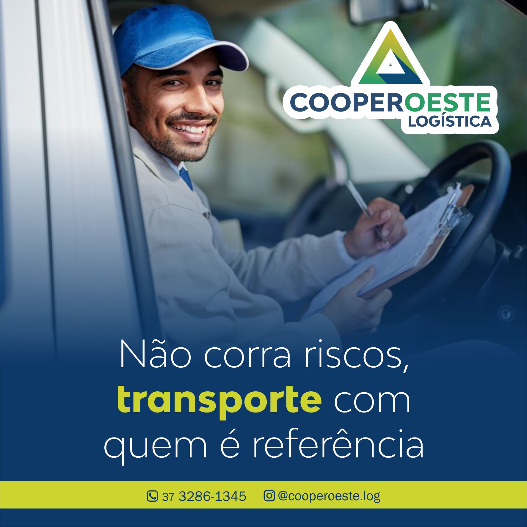 Não corra riscos, transporte com quem é referência